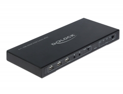 11466 Delock Przełącznik HDMI KVM 4 x z USB 2.0 oraz audio