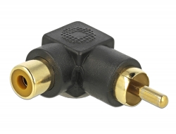 66168 Delock RCA Adapter male to female angled