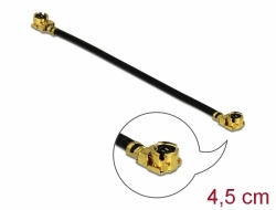 12605 Delock Câble d'antenne I-PEX Inc., MHF® I mâle vers I-PEX Inc., MHF® I mâle 1,13 4,5 cm