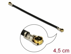 12607 Delock Antenna Cable I-PEX Inc., MHF® 4L plug to I-PEX Inc., MHF® 4L plug 1.13 4.5 cm