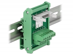66084  Interface Module for DIN Rail with 14 pin Terminal Block and 14 pin IDC Pin Header male