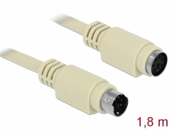 85805 Delock PS/2 extension cable 1.8 m