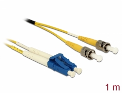84611 Delock Optický kabel LC > ST Single mód OS2 1 m