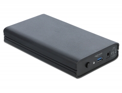 42612 Delock Külső ház 3.5″ SATA HDD számára SuperSpeed USB (USB 3.1 Gen 1) csatlakozóval
