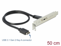89936 Delock USB 3.1 Gen 2 Slot Bracket with 1 x USB Type-C™ Port