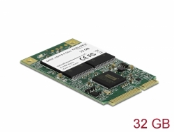 54707 Delock MiniPCIe mSATA 6 Gb/s flash modul 32 GB -40°C ~ +85°C