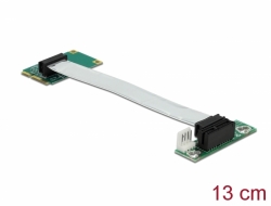 41370 Delock Tarjeta Elevadora Mini PCI Express > PCI Express x1 inserción izquierda