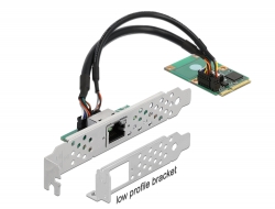 95266 Delock Mini PCIe I/O PCIe dimensiune completă 1 x RJ45 Gigabit LAN