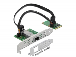 95267 Delock Mini PCIe I/O PCIe teljes méretű 1 x SFP Gigabit LAN