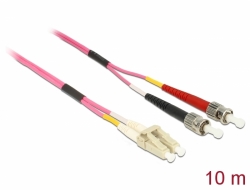 84868 Delock Cablu cu fibră optică LC > ST Multimode OM4 10 m