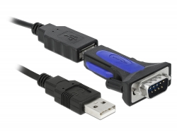 66280 Delock Adapter USB 2.0 Typ-A till 1 x Seriell RS-485 DB9
