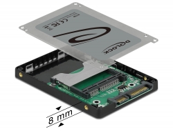 91750 Delock 2.5″ SATA Card Reader for CFast memory cards