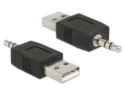 66069 Delock USB till stereojack 3,5 mm-adapter för iPod Shuffle 