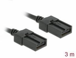 85289 Delock HDMI Cablu automotiv HDMI-E tată la HDMI-E tată 3 m 4K 30 Hz