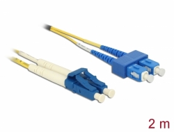 84610 Delock Cable Optical Fibre LC > SC Singlemode OS2 2 m