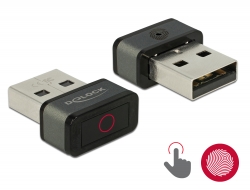 62963 Delock USB Typ-A skener otisku prstu pro Windows 10 Hello