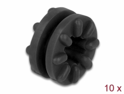 60191 Delock Anti vibration grommet black 10 pieces
