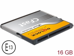 54649 Delock SATA 6 Gb/s CFast 2.0 Flash Card 16 GB Typ MLC