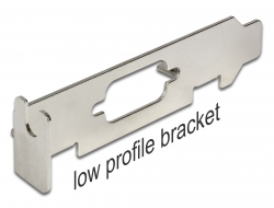 82713 Delock Low Profile Slot Bracket with D-Sub 9 opening