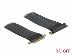 85766 Delock Riser Karte PCI Express x8 zu x8 mit flexiblem Kabel 30 cm