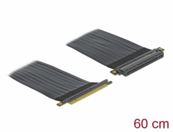 85765 Delock Tarjeta Riser PCI Express x16 a x16 con cable flexible de 60 cm