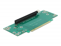 41982 Delock Scheda Riser PCI Express x16 a x16 con inserimento a sinistra - Altezza slot 53,9 mm