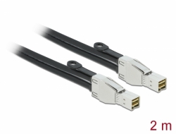 86622 Delock Cable PCI Express Mini SAS HD SFF-8674 a SFF-8674 2 m