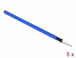 86780 Delock Stick di pulizia a fibra ottica per connettori con puntale da 1,25 mm 5 pezzi
