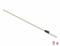 86781 Delock Baguette de nettoyage de fibre optique pour des connecteurs munis d’une férule de 2,50 mm, 5 unités