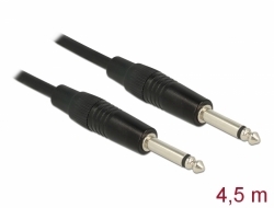 85051 Delock Cable  6.35 mm Mono Plug male > male 4.5 m Premium