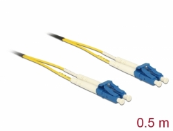 86545 Delock Câble en fibre optique LC > LC mode unique OS2 0,5 m