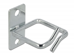 66510 Delock Cable bracket 40 x 40 mm with laterally offset mounting plate metal