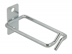 66514 Delock Cable bracket 80 x 40 mm with mounting plate metal