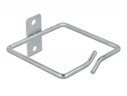 66515 Delock Cable bracket 80 x 80 mm with mounting plate metal