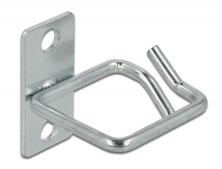 66516 Delock Cable bracket 40 x 40 mm with laterally offset mounting plate metal