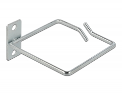 66518 Delock Cable bracket 80 x 80 mm with laterally offset mounting plate metal