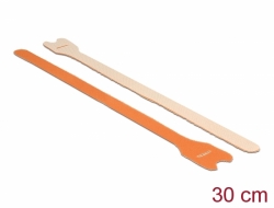 18697 Delock Hook-and-loop fasteners L 300 mm x W 12 mm 10 pieces orange