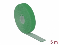 18731 Delock Hook-and-loop tape on roll L 5 m x W 20 mm green