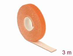 18742 Delock Hook-and-loop tape on roll L 3 m x W 13 mm orange