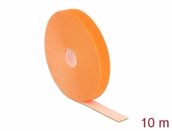 18748 Delock Páska suchého zipu na roli, D 10 m x Š 20 mm, oranžová