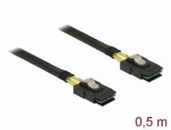 83055 Delock Kábel Mini SAS SFF-8087 > Mini SAS SFF-8087, 0,5 m