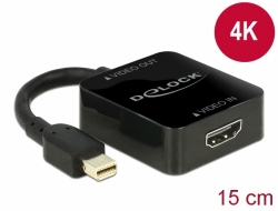 62711 Delock Adaptér High Speed HDMI-A samice > mini DisplayPort 1.2 samec