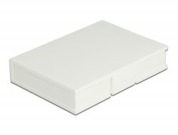 18371 Delock Scatola di protezione per HDD da 3.5″ bianco  