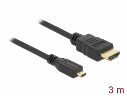 82663 Delock Kabel High Speed HDMI mit Ethernet A/D Stecker/Stecker 3m