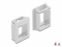 86760 Delock Keystone Holder for cases 4 pieces white