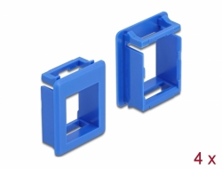 86764 Delock Keystone Holder for cases 4 pieces blue