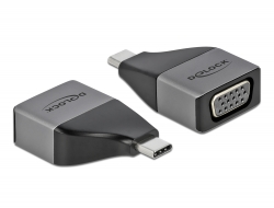64002 Delock USB Type-C™ Adapter to VGA (DP Alt Mode) 1080p – compact design