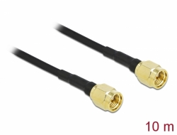 90471 Delock Antenna Cable SMA plug to SMA plug LMR/CFD100 10 m low loss