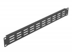 66679 Delock 19″ Netzwerkschrank Panel mit Lüftungsschlitzen horizontal 1 HE schwarz