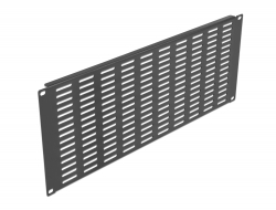 66682 Delock 19″ Network Cabinet Panel with ventilation slots horizontal 4U black